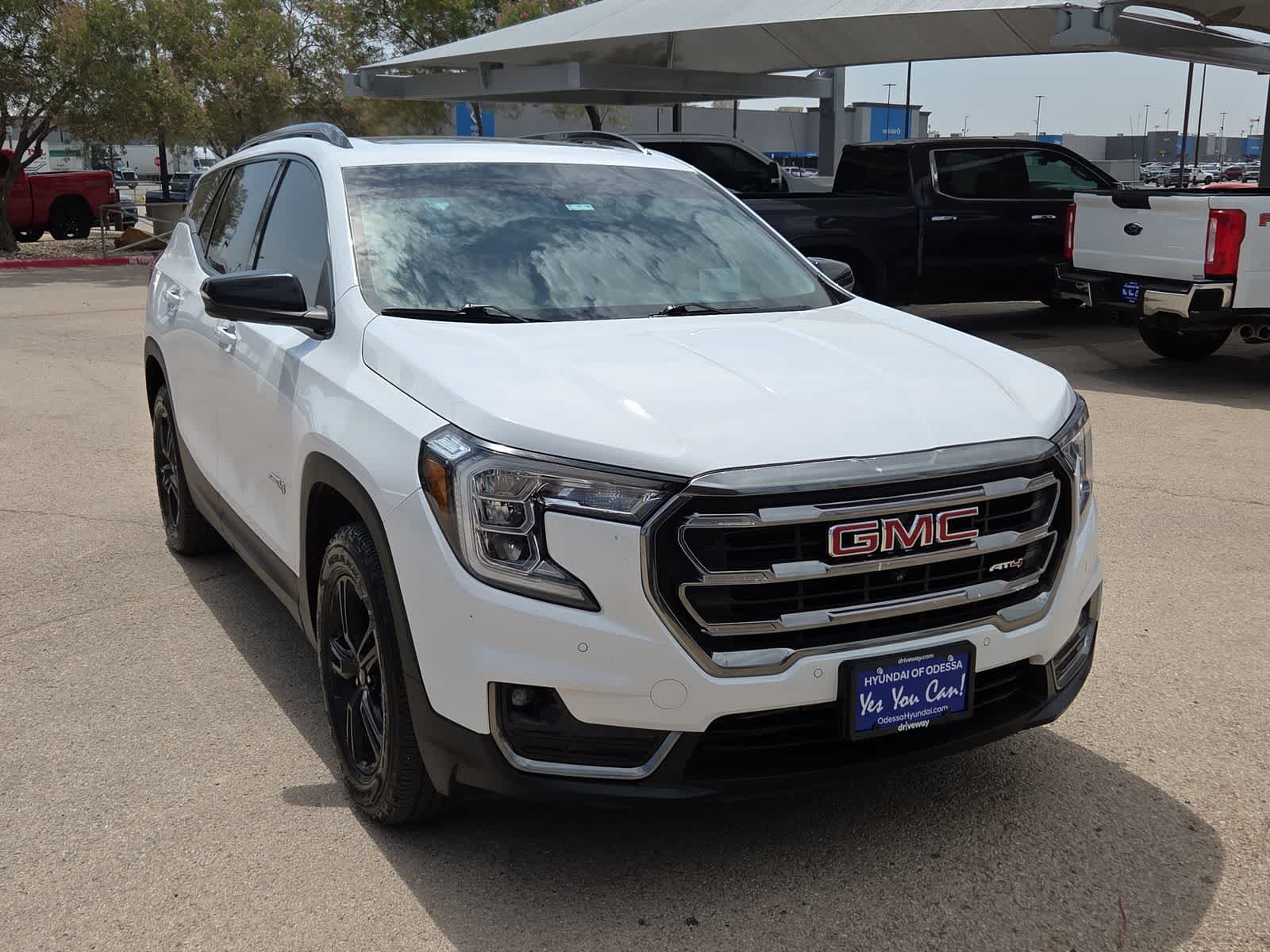 2022 GMC Terrain — rear three-quarter view